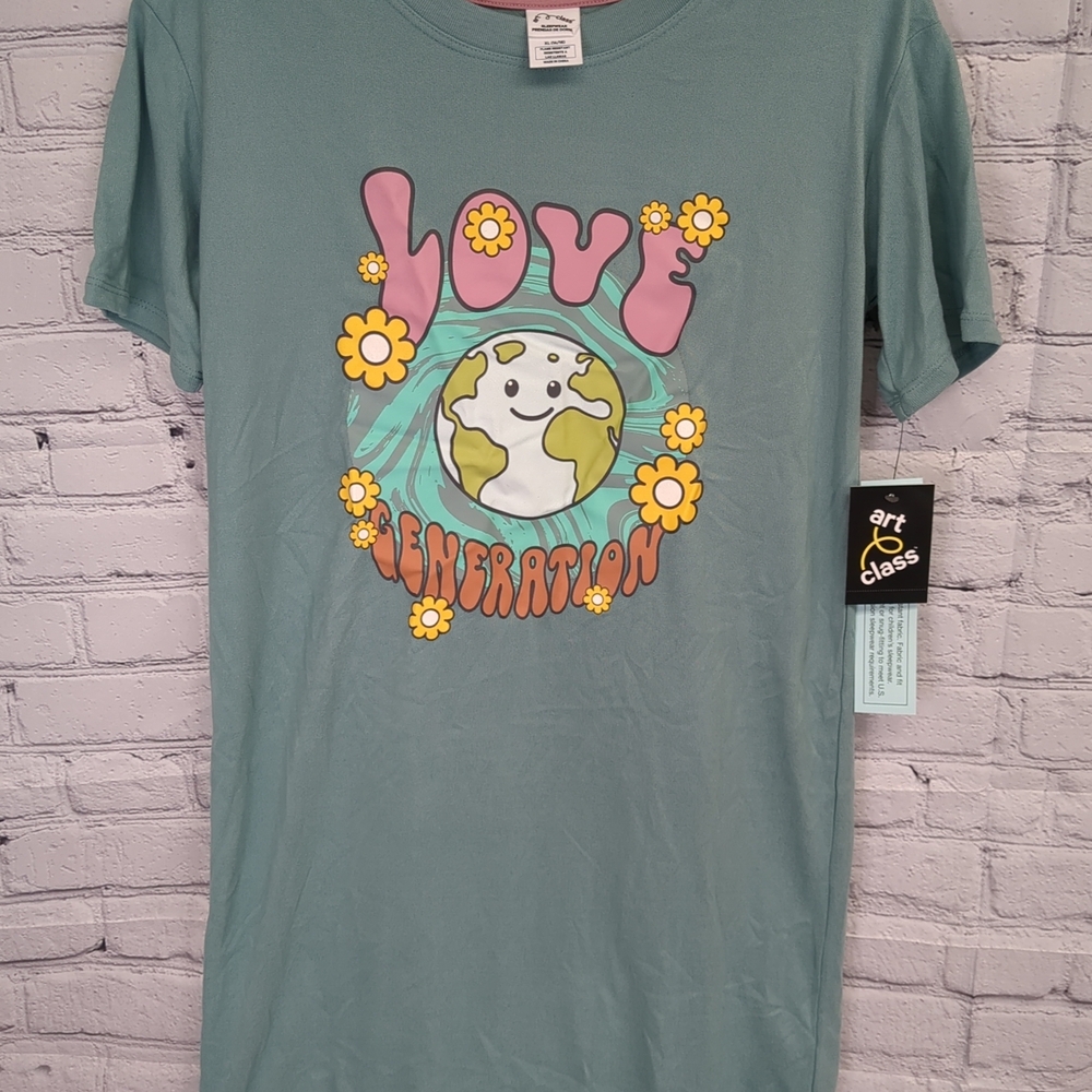 Women's XL 14/16 Sleepwear Love Generation Sleep Shirt